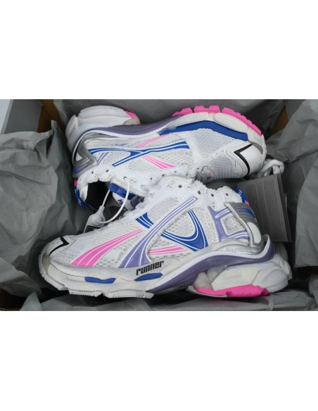 Balenciaga Runner Sneaker Purple Blue Powder 772767 W3RNY 6120