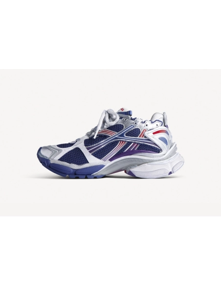 Balenciaga Runner Gradient Sneaker in Navy/Red/Grey 772774WRUNG4610