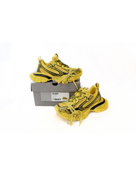 Balenciaga 3XL Sneaker Black Yellow 734733 W3XL2 7010
