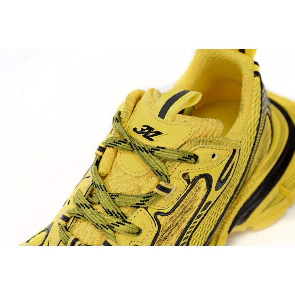 Balenciaga 3XL Sneaker Black Yellow 734733 W3XL2 7010