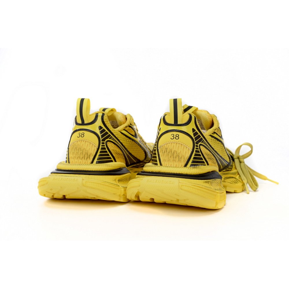 Balenciaga 3XL Sneaker Black Yellow 734733 W3XL2 7010