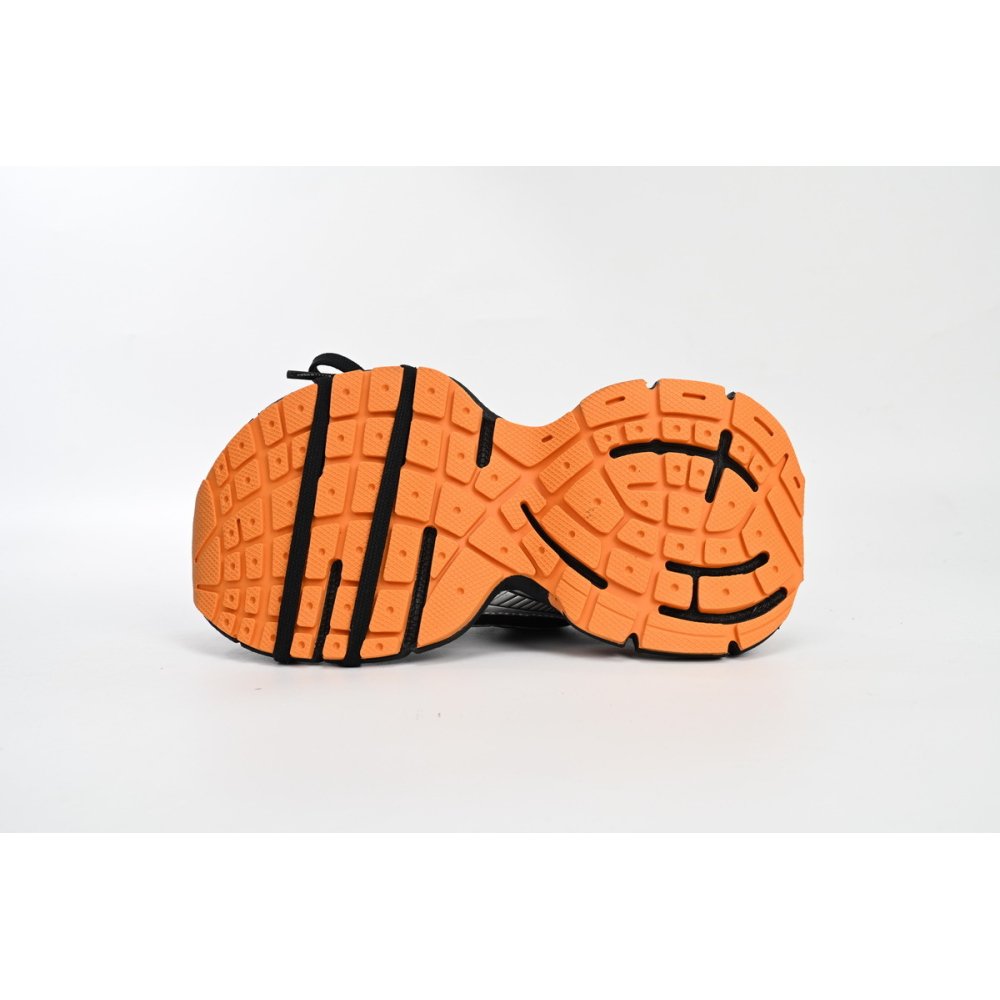 Balenciaga 3XL Sneaker in All Black Orange 734731W3XL31178
