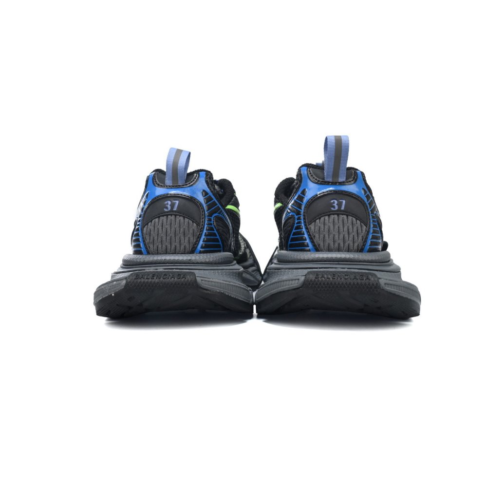 Balenciaga 3XL Sneaker Black Green Blue 734731 W3XDC 0235