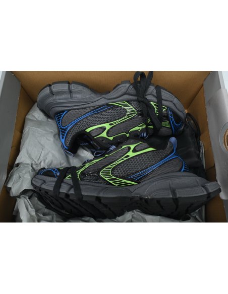Balenciaga 3XL Sneaker Black Green Blue 734731 W3XDC 0235