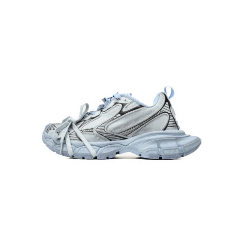Balenciaga 3XL Sneaker Black Light Black Blue 734731 W3XL5 0521