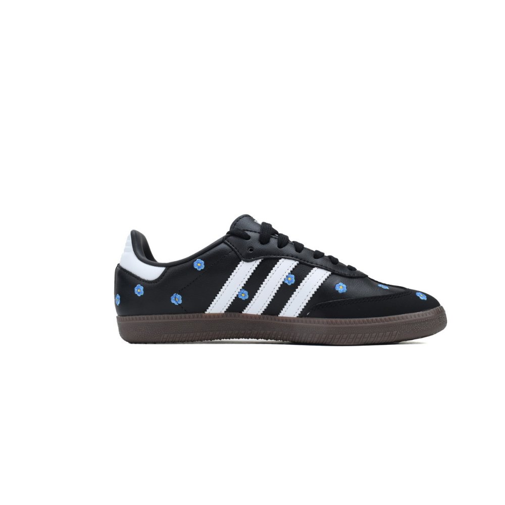 Adidas Samba Light Blue Floral Core Black (Womens) IF4397