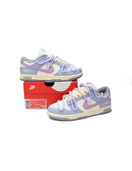 Nike SB Dunk Low Indigo Haze/Coral Chalk (Limited customized)