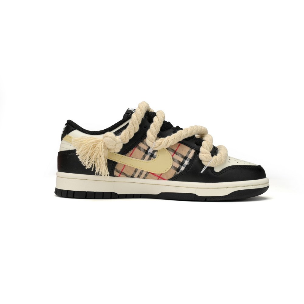 Nike SB Dunk Low Black White Scottish Panda CW1590-100 (Limited customized)