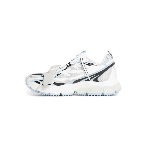 Off-White Be Right Back Mesh Trainers White Blue OMA295C99FAB0010140