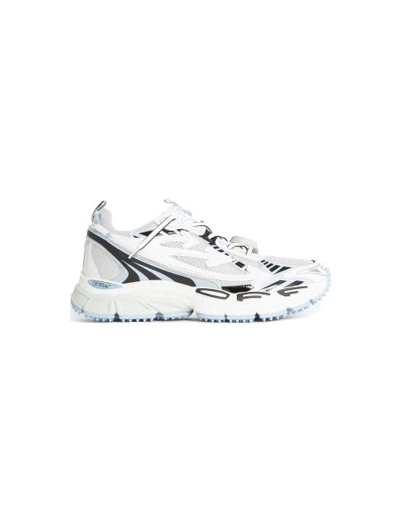 Off-White Be Right Back Mesh Trainers White Blue OMA295C99FAB0010140