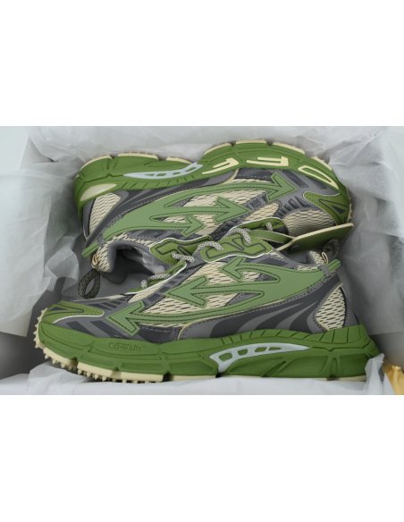 Off-White Be Right Back Military Green Grey OMIA295F24 FAB001 0038