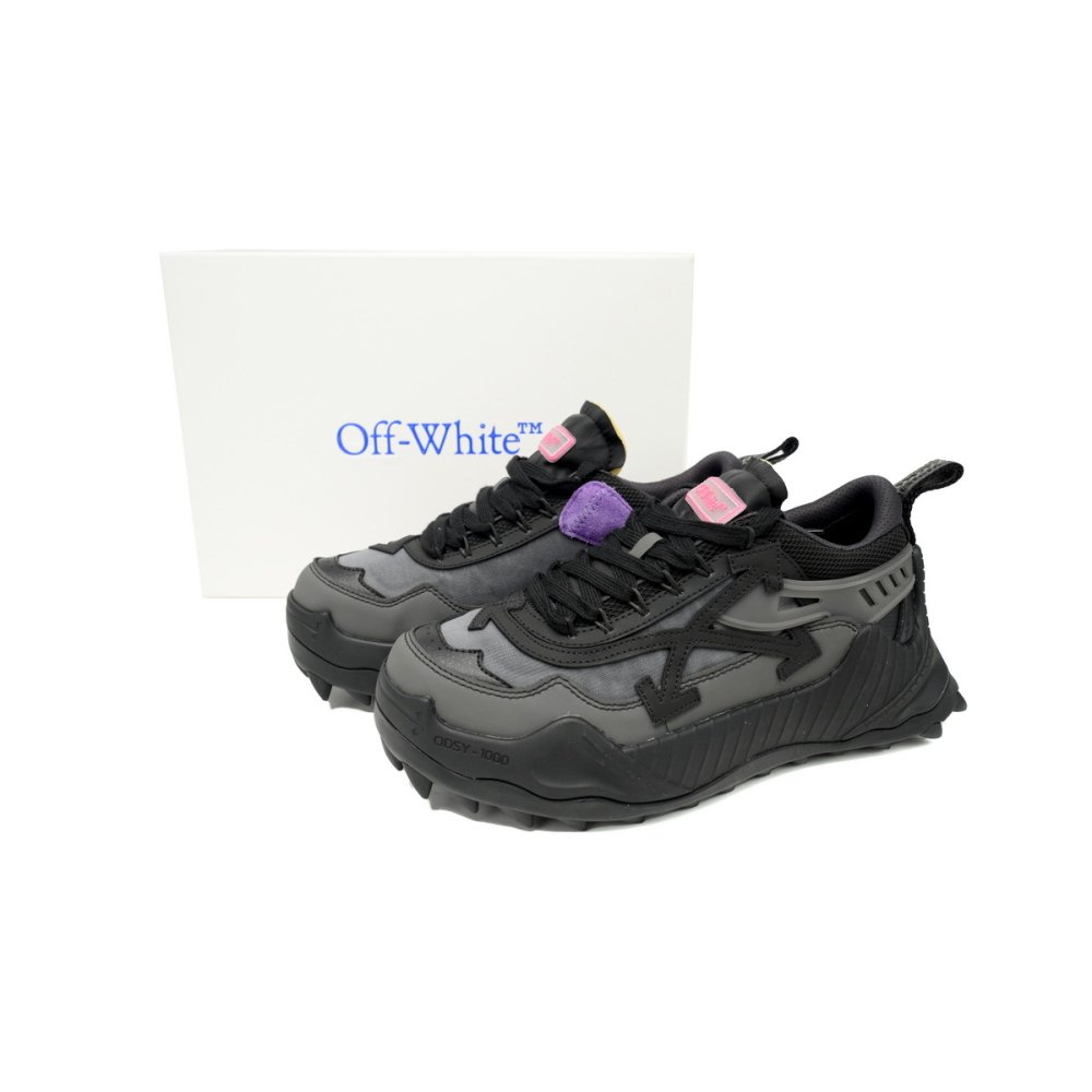Off-White Odsy-1000 Black Fucshia Grey OMIA139C99FAB0021010