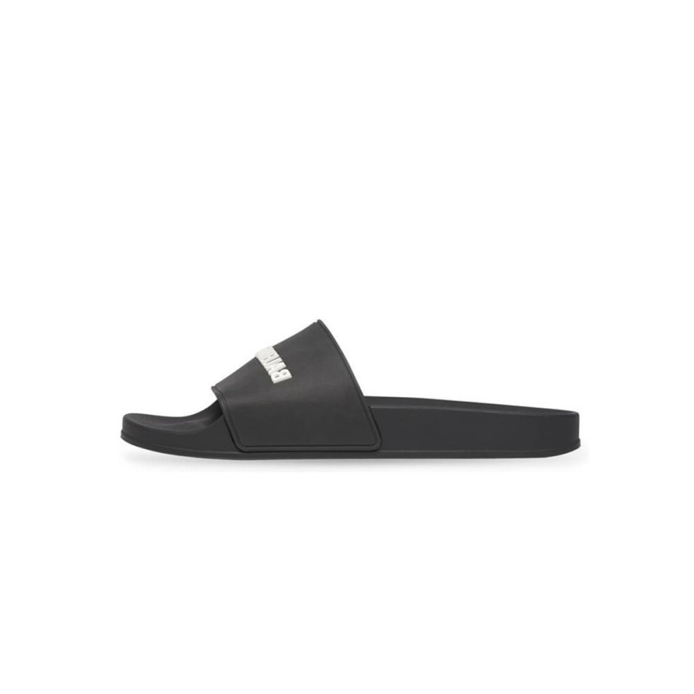 Balenciaga Pool Slide Black White 565547W1S801006