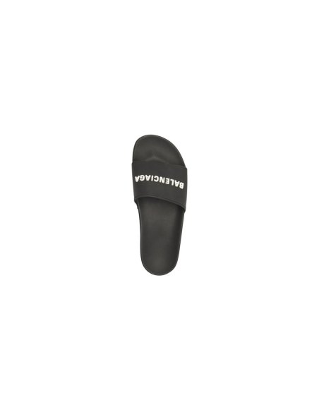 Balenciaga Pool Slide Black White 565547W1S801006