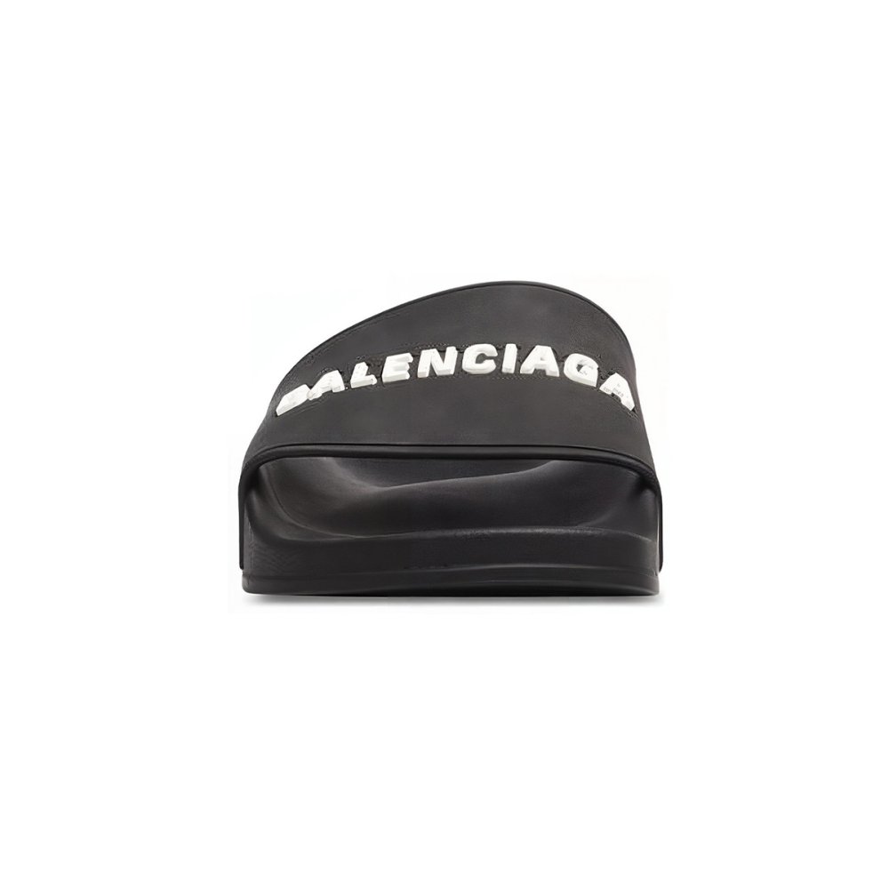 Balenciaga Pool Slide Black White 565547W1S801006
