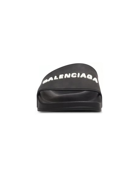 Balenciaga Pool Slide Black White 565547W1S801006