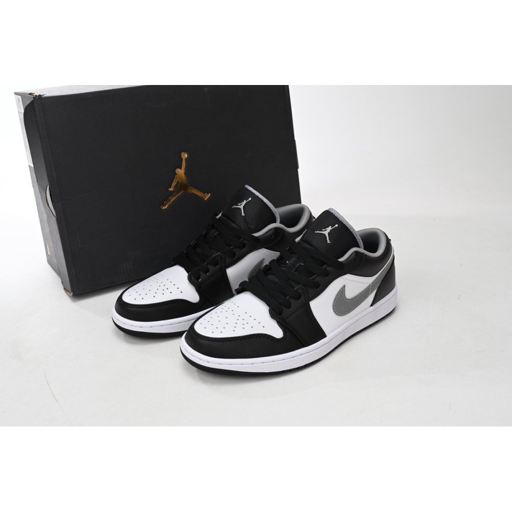 Air Jordan 1 Low Black White Grey 553558-040
