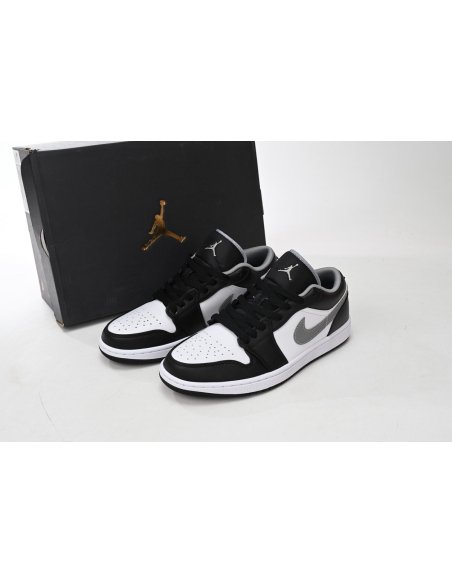 Air Jordan 1 Low Black White Grey 553558-040