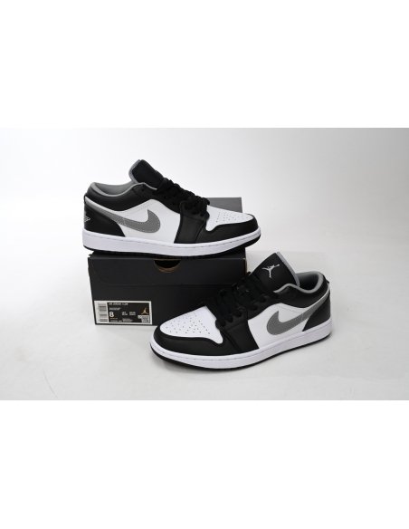 Air Jordan 1 Low Black White Grey 553558-040
