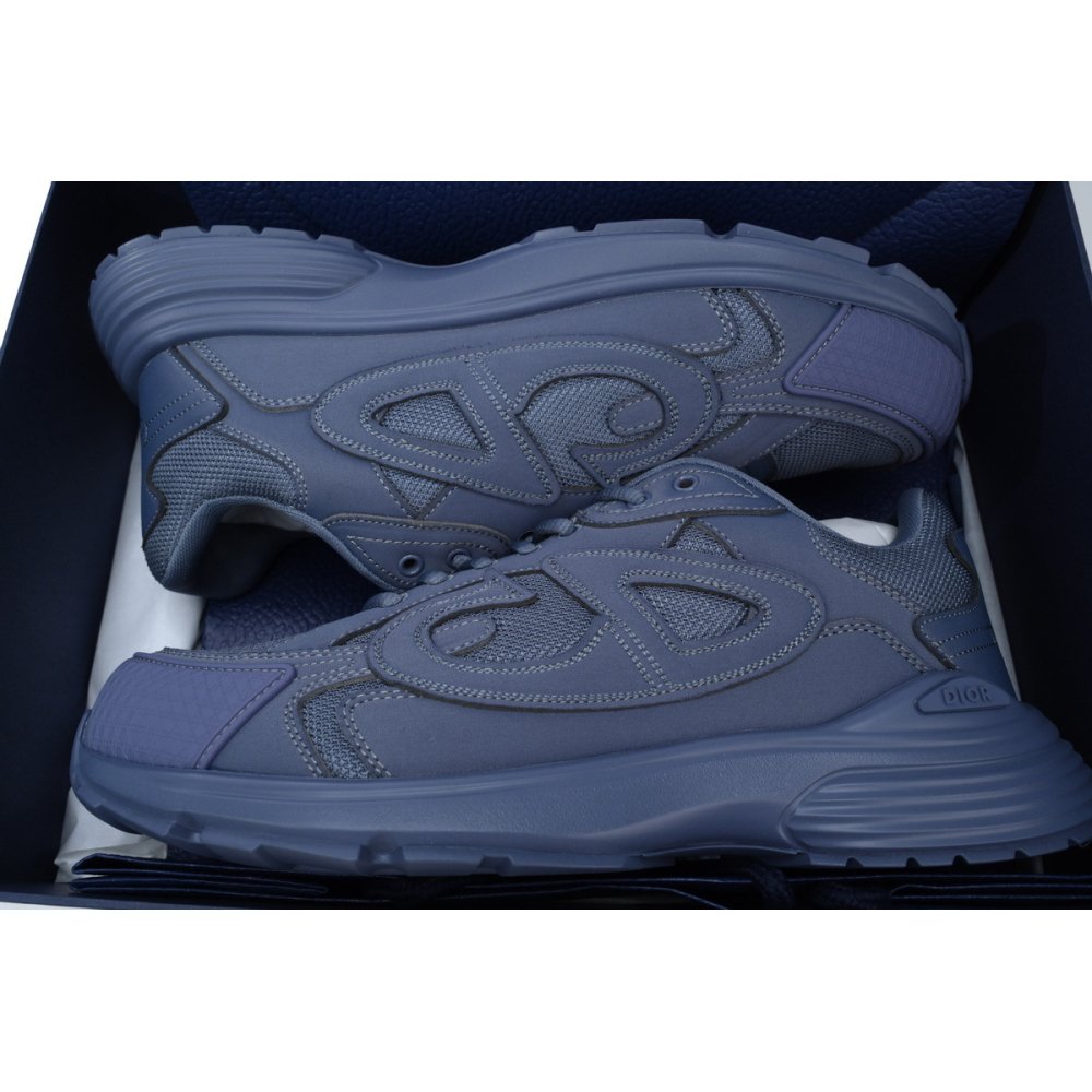 Dior B30 x Stone Island Sneaker Dark Blue 3SN279ZAN_H557