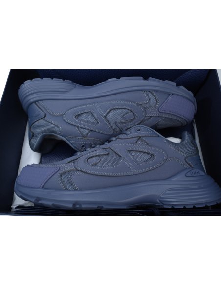 Dior B30 x Stone Island Sneaker Dark Blue 3SN279ZAN_H557