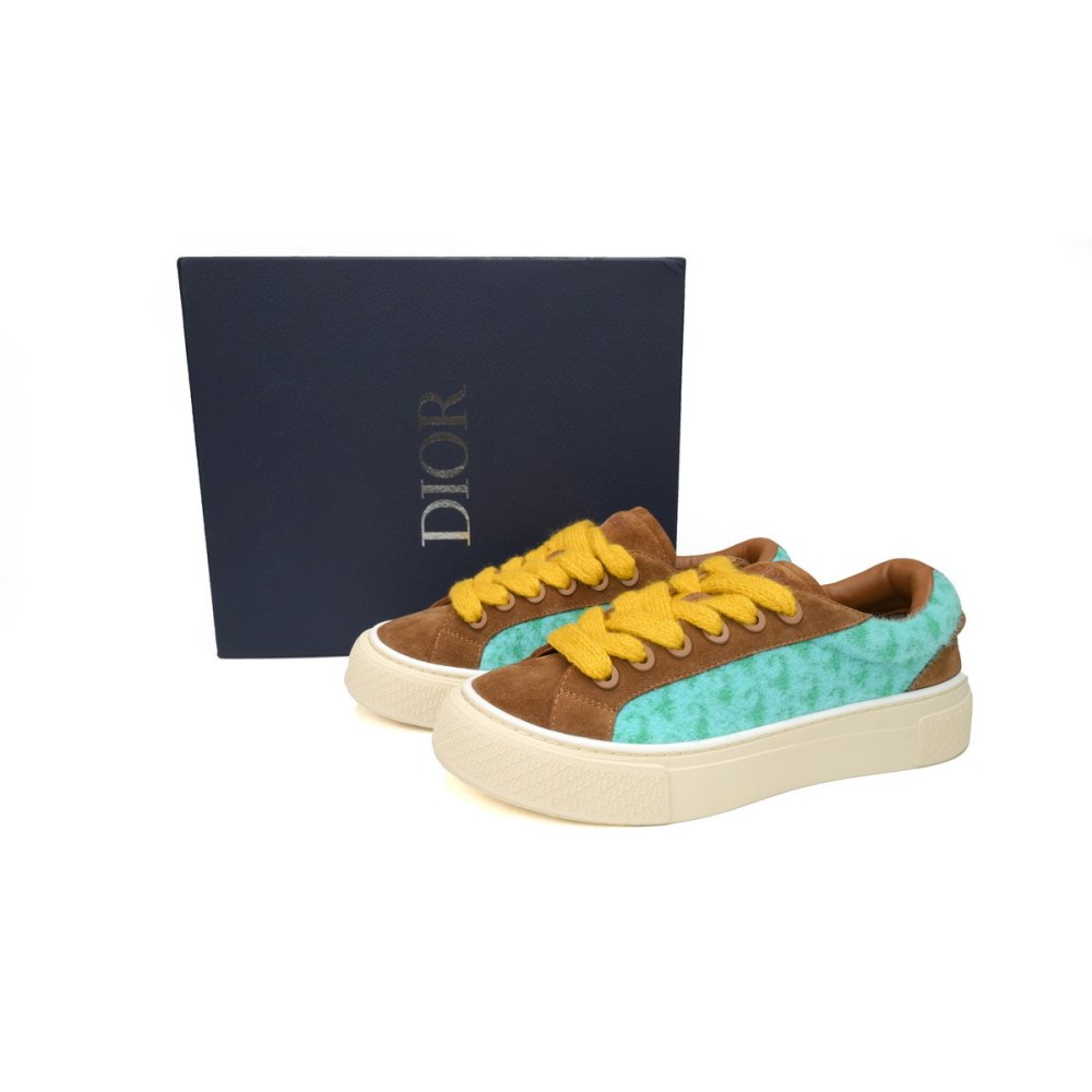 Dior B33 Sneaker Oblique Turquoise Brown 3SN303ZWV-H650