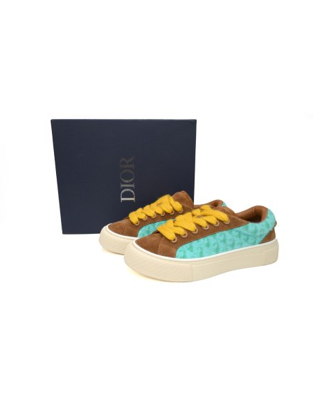 Dior B33 Sneaker Oblique Turquoise Brown 3SN303ZWV-H650