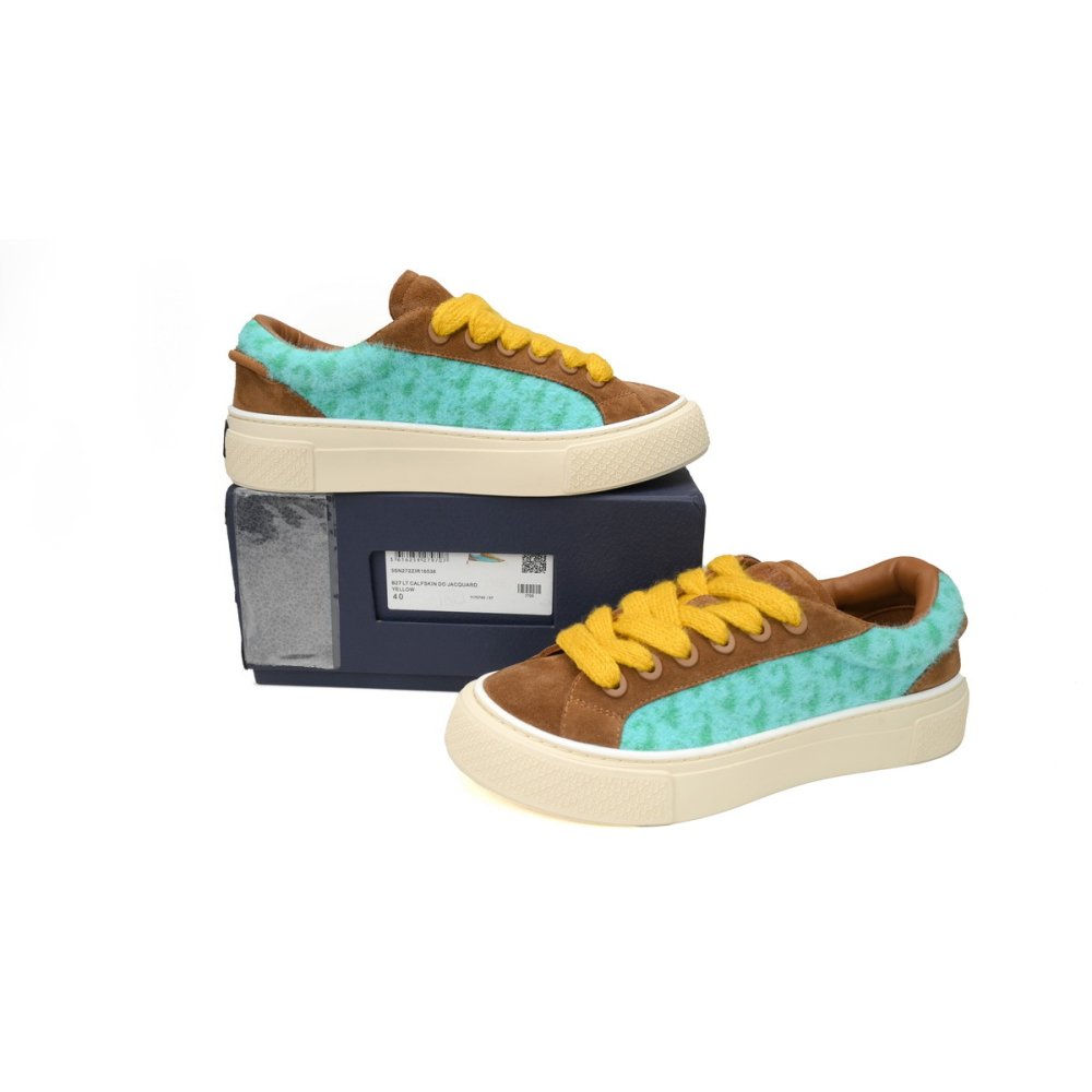 Dior B33 Sneaker Oblique Turquoise Brown 3SN303ZWV-H650