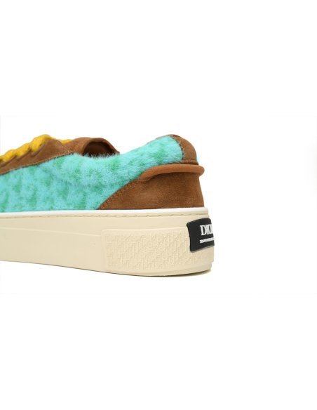 Dior B33 Sneaker Oblique Turquoise Brown 3SN303ZWV-H650