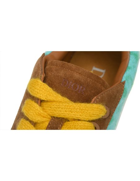 Dior B33 Sneaker Oblique Turquoise Brown 3SN303ZWV-H650