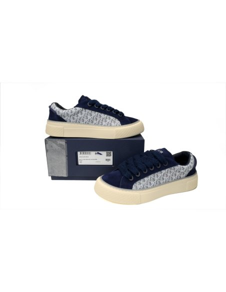 Dior B33 Sneaker Navy Blue Oblique Jacquard 3SN303ZWN_H559