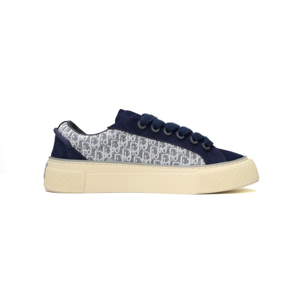 Dior B33 Sneaker Navy Blue Oblique Jacquard 3SN303ZWN_H559