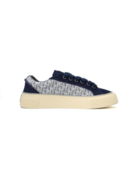 Dior B33 Sneaker Navy Blue Oblique Jacquard 3SN303ZWN_H559