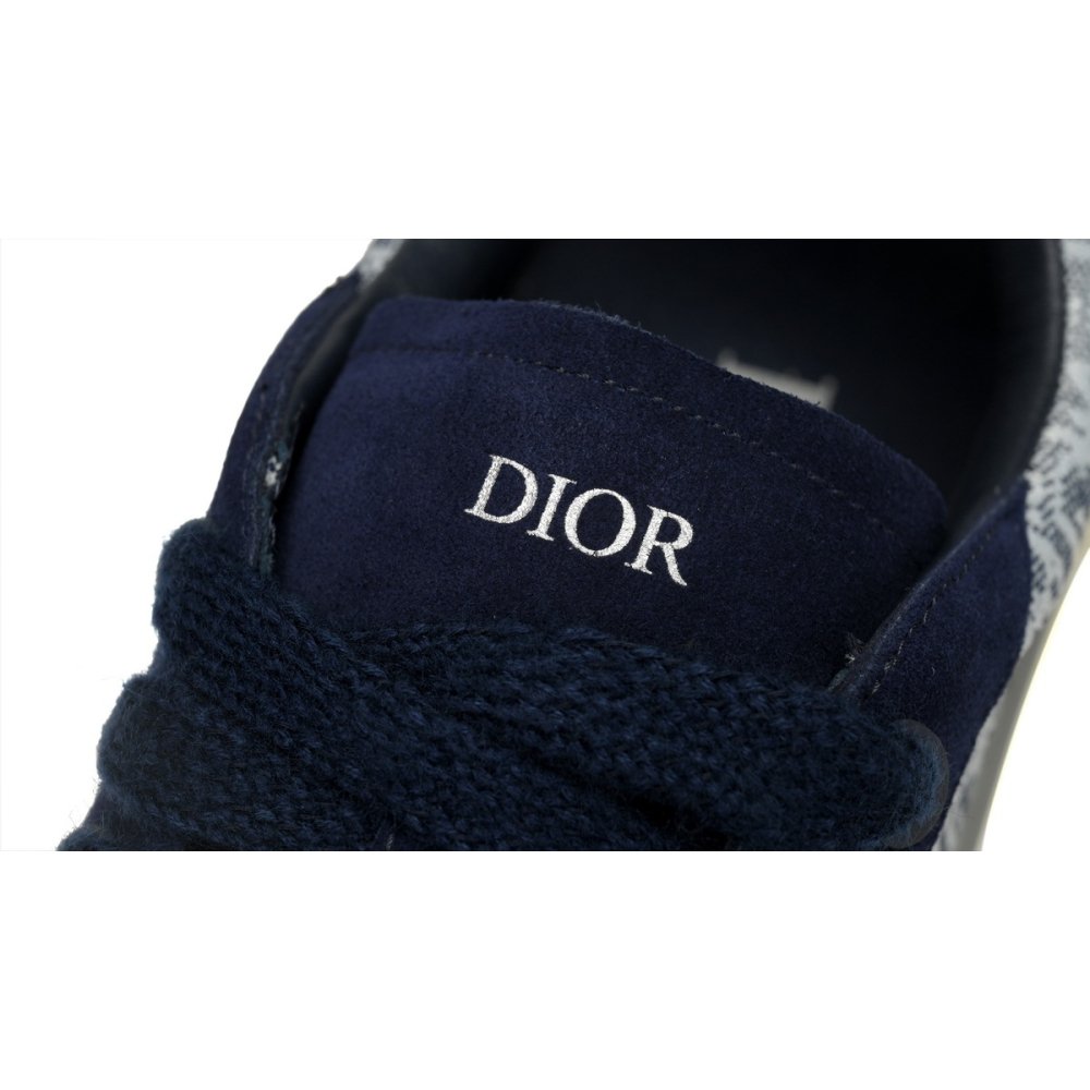 Dior B33 Sneaker Navy Blue Oblique Jacquard 3SN303ZWN_H559