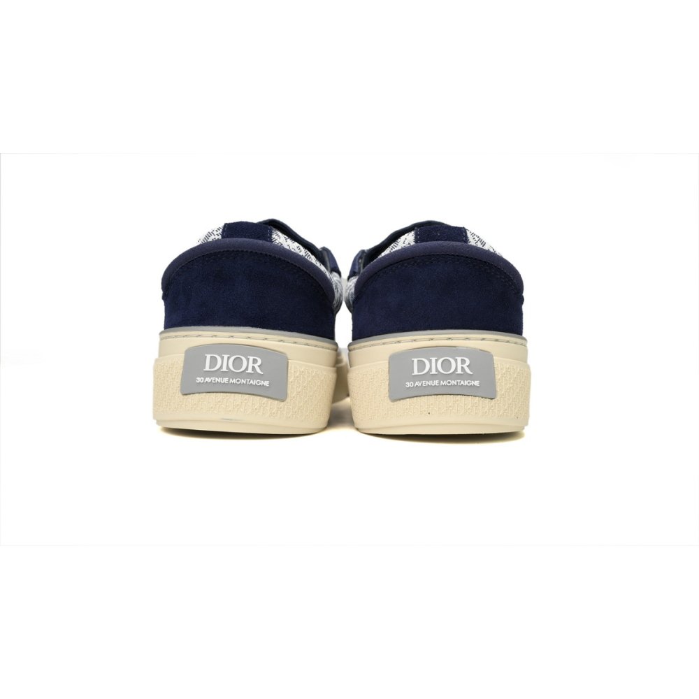 Dior B33 Sneaker Navy Blue Oblique Jacquard 3SN303ZWN_H559