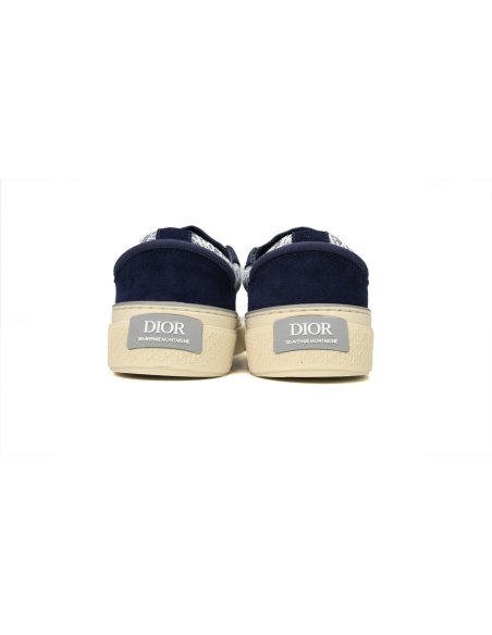 Dior B33 Sneaker Navy Blue Oblique Jacquard 3SN303ZWN_H559
