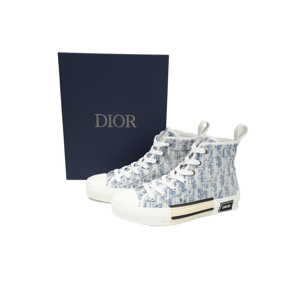 Dior B23 Blue Oblique Kasuri Jacquard 3SH118ZLA_H560
