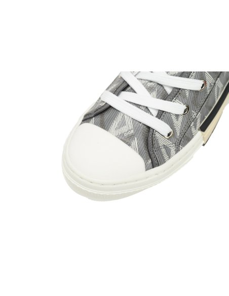 Dior B23 High Top Gray CD Diamond Canvas 3SH118ZPP_H868