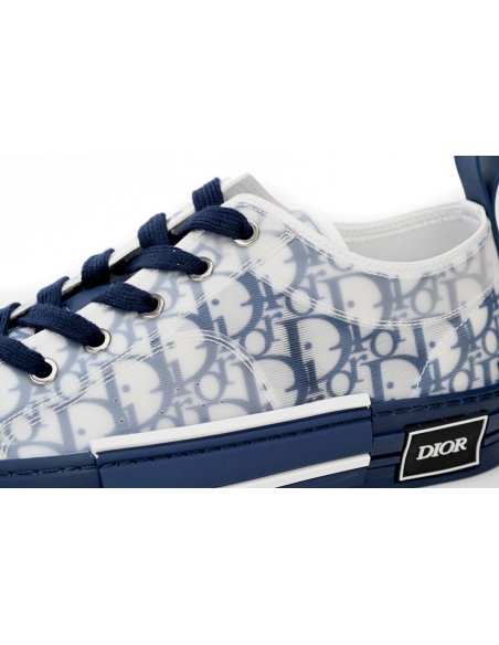 Dior B23 Low Top Blue Oblique 3SN249YNT_H565