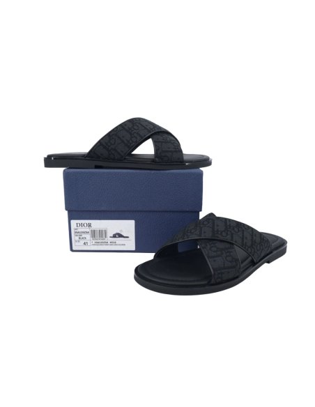 Dior Alias Sandal Black Dior Oblique Jacquard