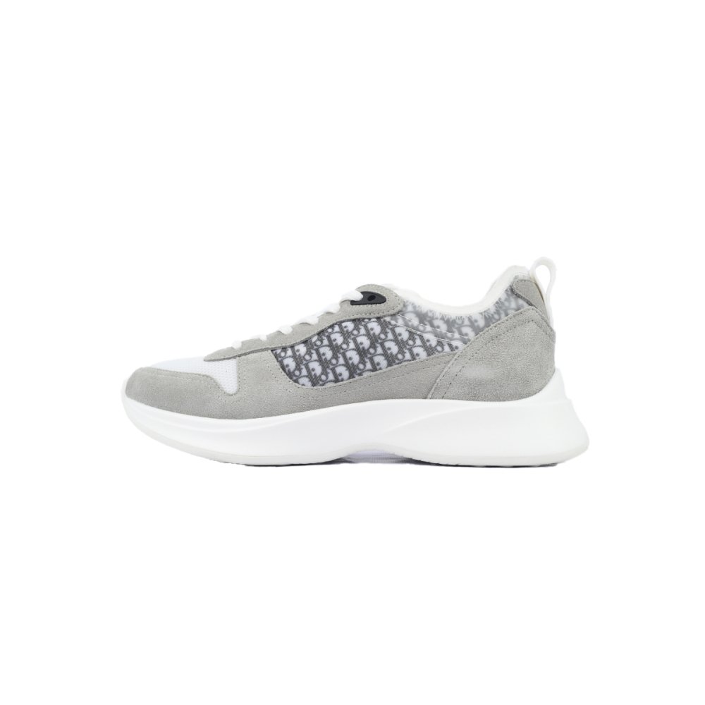 Dior B25 Runner Gray Suede 3SN283ZMI_H865