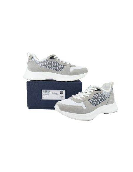 Dior B25 Runner Gray Suede 3SN283ZMI_H865