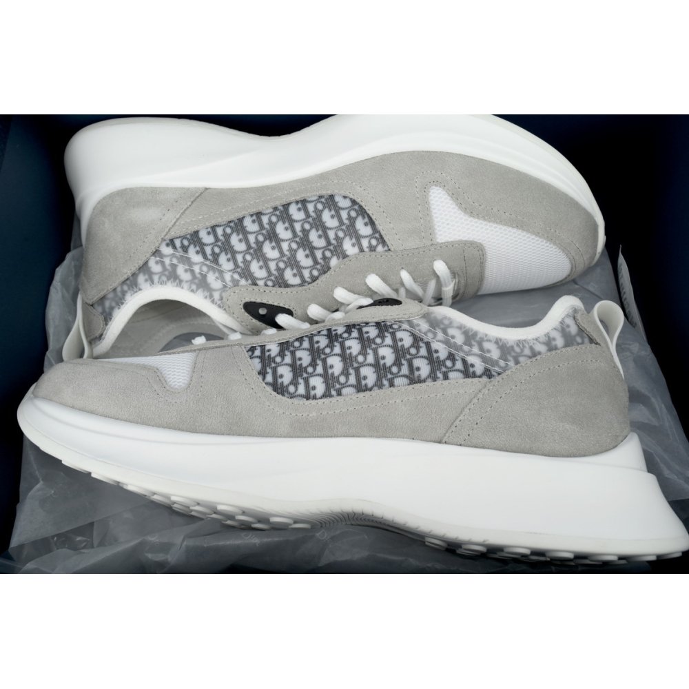 Dior B25 Runner Gray Suede 3SN283ZMI_H865
