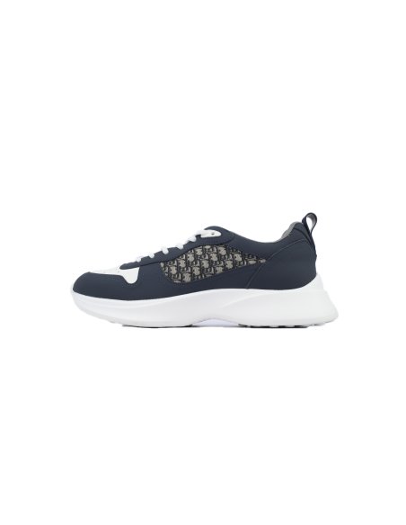 Dior B25 Runner Navy Blue Oblique Jacquard 3SN299ZIR_H561