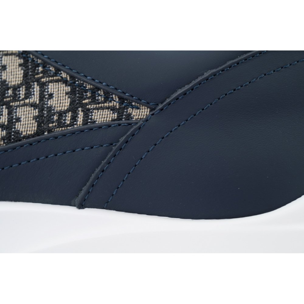 Dior B25 Runner Navy Blue Oblique Jacquard 3SN299ZIR_H561