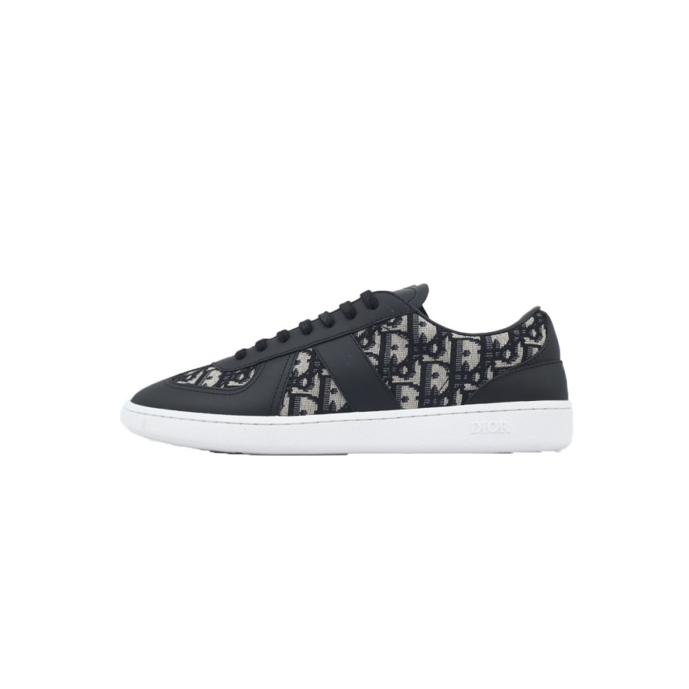 Dior B01 Matchpoint Sneaker White And Black Print