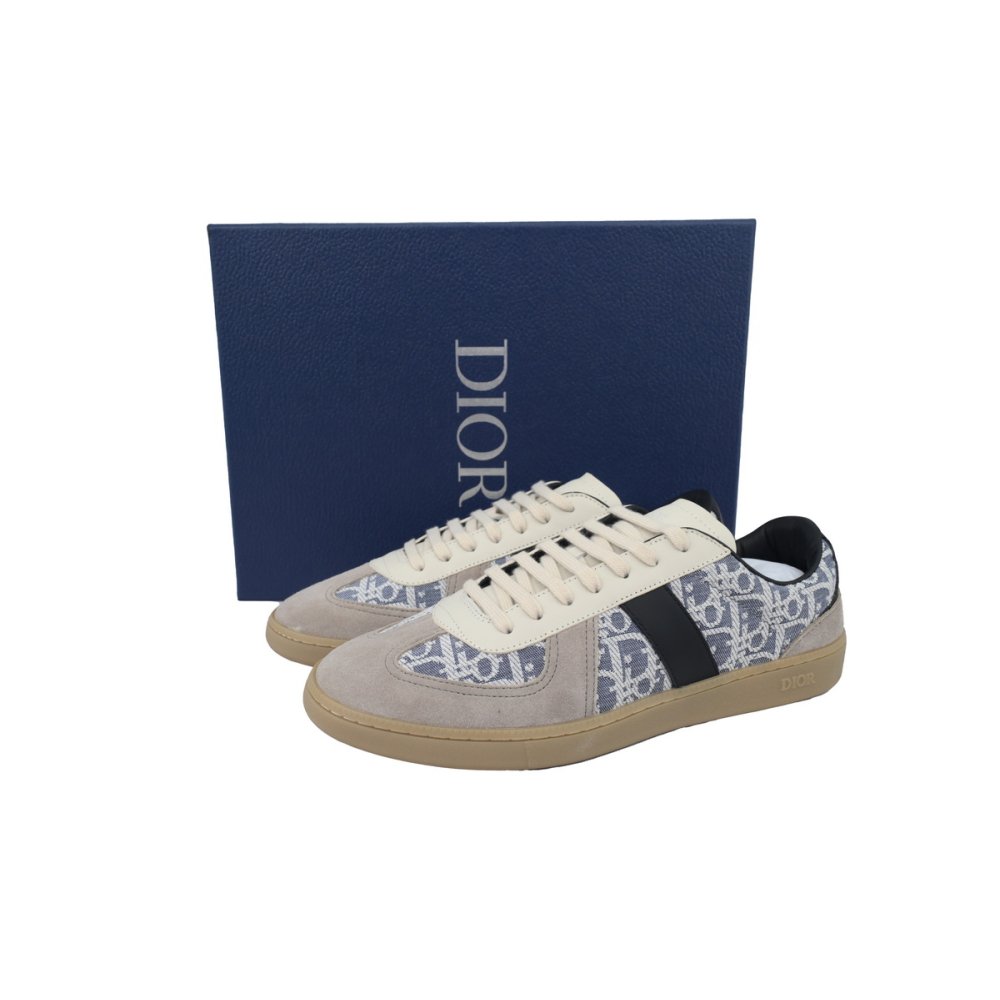 Dior B01 Matchpoint Sneaker Gray And Blue Print