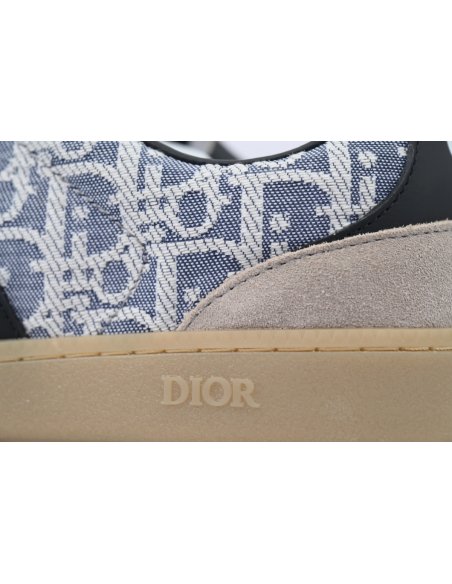 Dior B01 Matchpoint Sneaker Gray And Blue Print