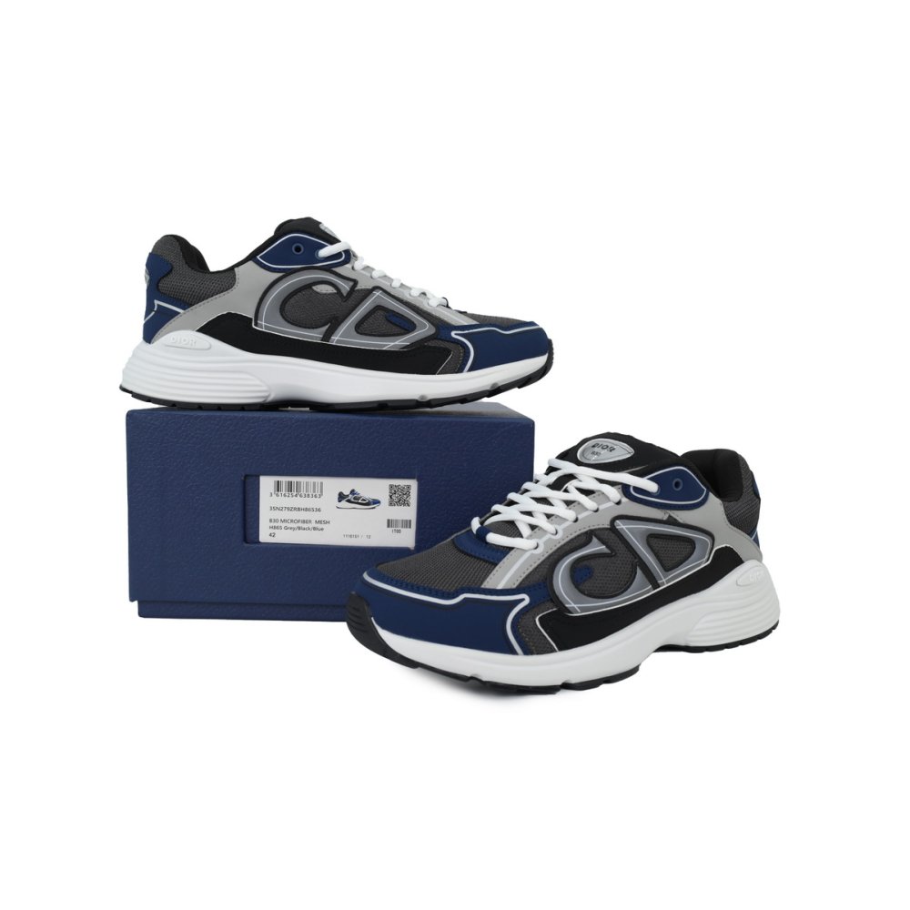 Dior B30 Countdown Sneaker Black Blue Gray