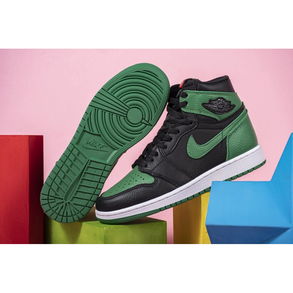 Air Jordan 1 Retro High Pine Green Black 555088-030